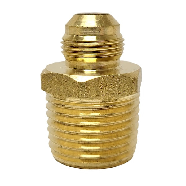 Jmf 3/8 in. Fine Thread Flare each X 1/2 in. D Male Brass Connector 4506309 - main